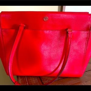 Tory Burch Red Large Handbook